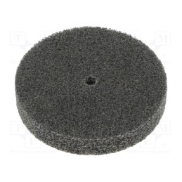 1 pcs x HURAGAN - XL-UW 2S FIN 76X 12X 6MM - Wheel, fleece, Dim: Ø76x12mm, Mount.hole diam: 6mm