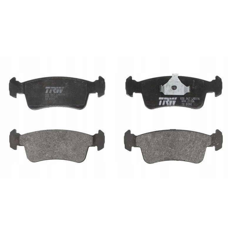 Front brake pads Trw GDB867