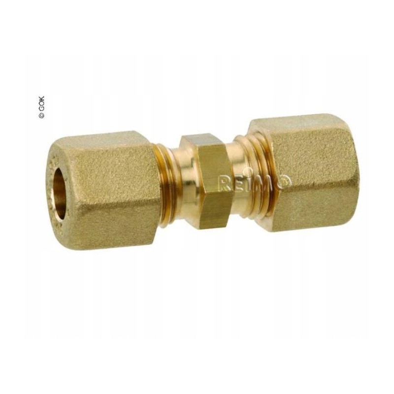 Straight gas connector for camper trailer 8mm gok