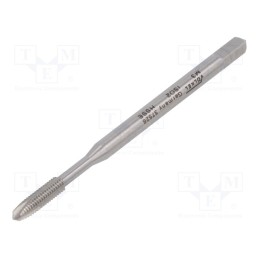 1 pcs x Vu00d6LKEL - 37526 - Tap, high speed steel cobalt HSS-E, M3, 0.5, 56mm, 2,7mm, ISO2/6H