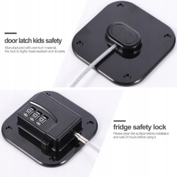 Refrigerator safety lock cabinet locks children out