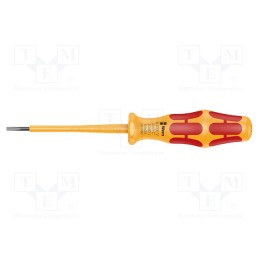 1 pcs x WERA - 5051580001 - Screwdriver, insulated, slot, 2,5x0,4mm, Blade length: 80mm