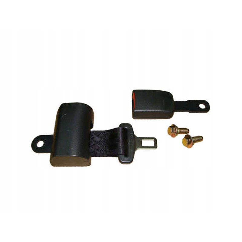 Universal retractable forklift lap belt