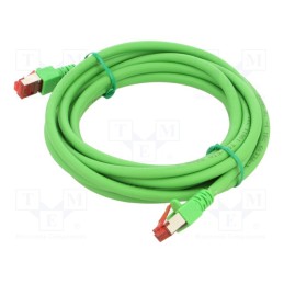 1 pcs x HELUKABEL - 803010 - Patch cord, S/FTP, 6, stranded, Cu, LSZH, green, 3m, 27AWG
