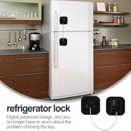 Refrigerator with drawers with child lock for adults
