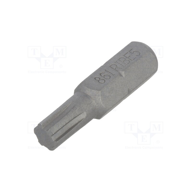 2 pcs x BETA - 861RI/5 - Screwdriver bit, RIBE®, RIBE® M5, Overall len: 25mm