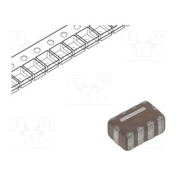 10 pcs x MURATA - NFA21SL506X1A48L - Filter: anti-interference, SMD, 0805, 20mA, 10VDC