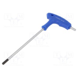 1 pcs x KING TONY - 116505MR - Wrench, hex key, HEX 5mm, Overall len: 215mm, tool steel