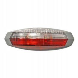 White and red upper position marker lamp of a Fendt caravan