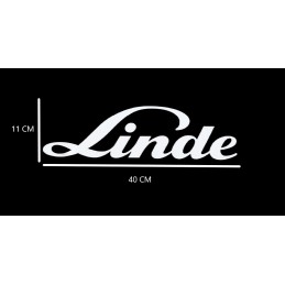 Linde inscription sticker 40 cm