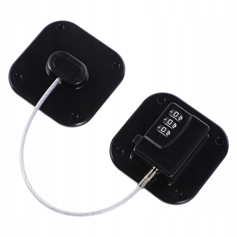 File cabinet lock for refrigerator drawer with protection