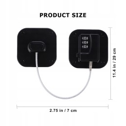 Mini refrigerator safety locks for small children