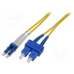 1 pcs x DIGITUS - DK-2932-05 - Fiber patch cord, OS2, LC/UPC,SC/UPC, 5m, Optical fiber: 9/125um