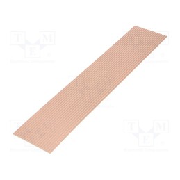 1 pcs x RADEMACHER - 711-7 - Board: universal, single sided,prototyping, W: 100mm, L: 500mm