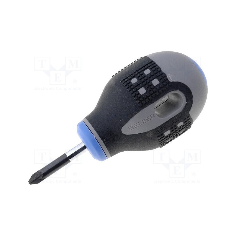 1 pcs x BAHCO - BE-8801 - Screwdriver, Pozidriv®, PZ1, Blade length: 25mm, Overall len: 83mm