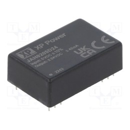 1 pcs x XP POWER - JAH0205D24 - Converter: DC/DC, 2W, Uin: 5V, Uout: 24VDC, Uout2: -24VDC, Iout: 42mA