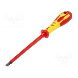 1 pcs x C.K - T49144-065 - Screwdriver, insulated, slot, 6,5x1,2mm, Blade length: 150mm