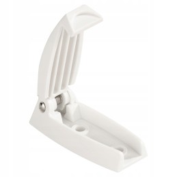 Hatch service flap handle, catch lock