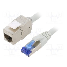 1 pcs x LOGILINK - CC5082S - Extender RJ45, S/FTP, 6a, stranded, Cu, LSZH, grey, 7.5m, 26AWG