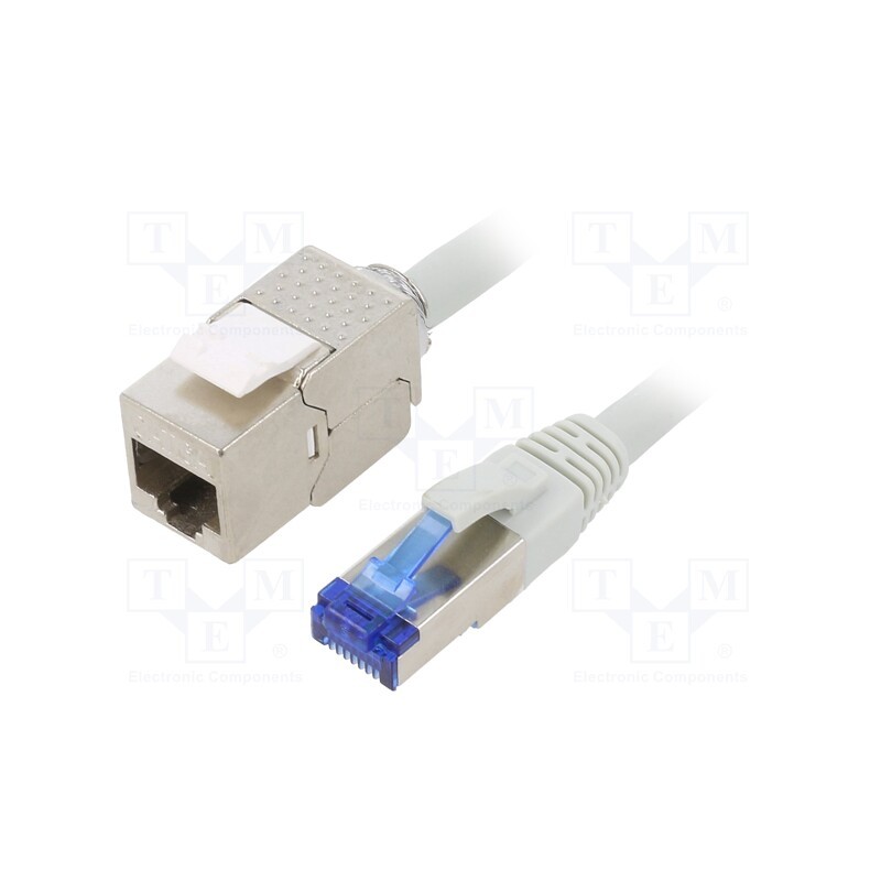 1 pcs x LOGILINK - CC5082S - Extender RJ45, S/FTP, 6a, stranded, Cu, LSZH, grey, 7.5m, 26AWG