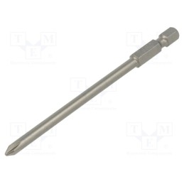 1 pcs x FELO - 032 018 10 - Screwdriver bit, Phillips, PH1, Overall len: 100mm