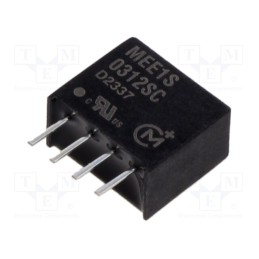 1 pcs x Murata Power Solutions - MEE1S0312SC - Converter: DC/DC, 1W, Uin: 2.97÷3.63V, Uout: 12VDC, Iout: 83mA, SIP