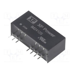 1 pcs x XP POWER - IM2412S - Converter: DC/DC, 2W, Uin: 9÷36V, Uout: 12VDC, Iout: 85mA, SIP, 250kHz