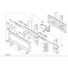 Linde 394 side shift roller pin