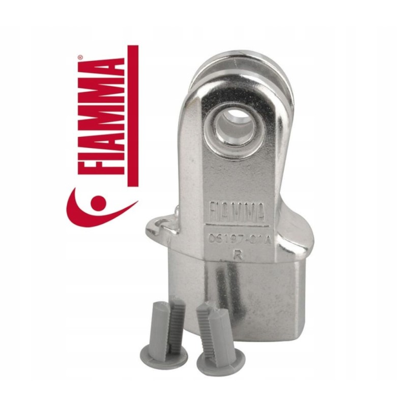 The end of the f45 awning support leg is right