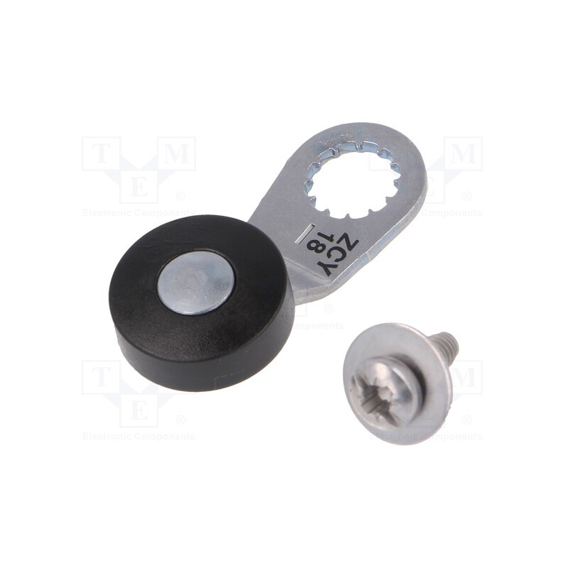 1 pcs x TELEMECANIQUE SENSORS - ZCY18 - Driving head, lever R 34,5mm, plastic roller Ø19mm