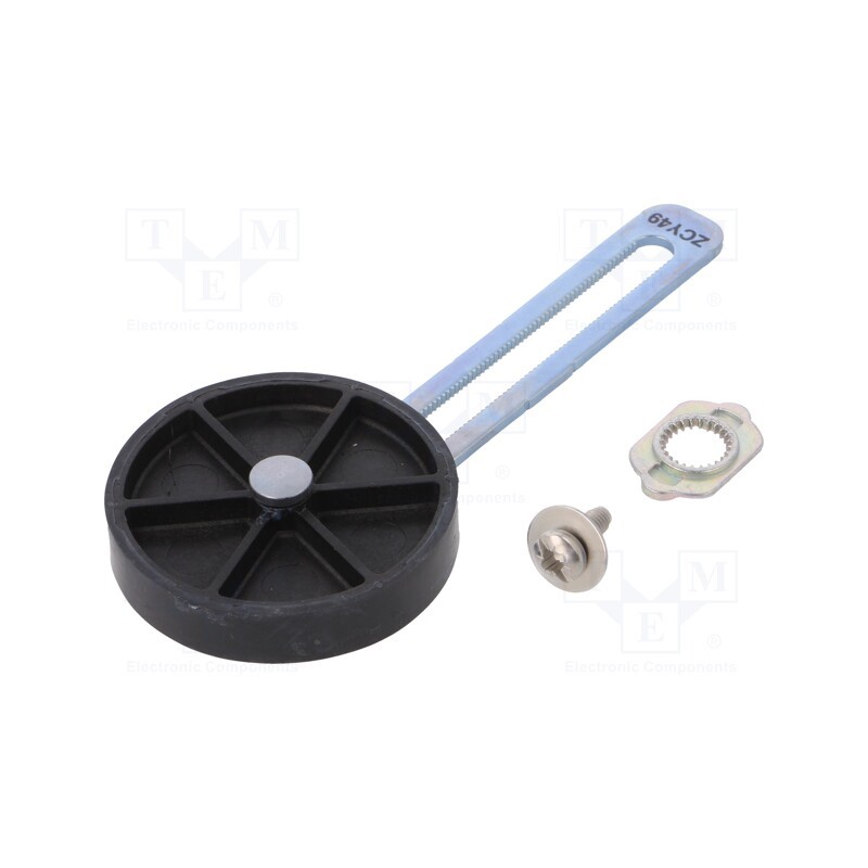 1 pcs x TELEMECANIQUE SENSORS - ZCY49 - Driving head, adjustable lever, roller, ZCE01,ZCE05