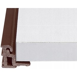 Hinge strip for the favo table, brown, 55 cm
