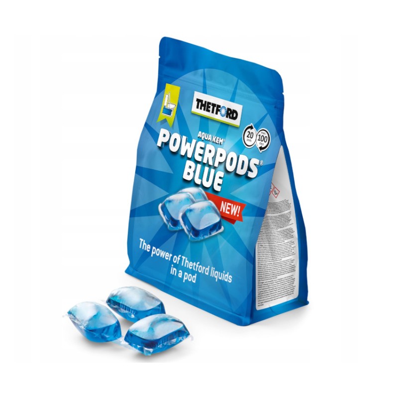 Thetford PowerPods blue capsules 20 pcs for the toilet