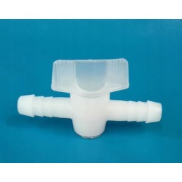 Double globe valve, diameter 12 mm, with tap