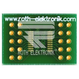 1 pcs x ROTH ELEKTRONIK GMBH - RE933-04 - Board: universal, multiadapter, W: 16mm, L: 23.5mm, TSSOP20