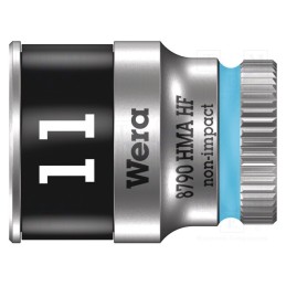 1 pcs x WERA - 5003726001 - Socket, 6-angles,socket spanner, HEX 11mm, 1/4', 23mm, Zyklop