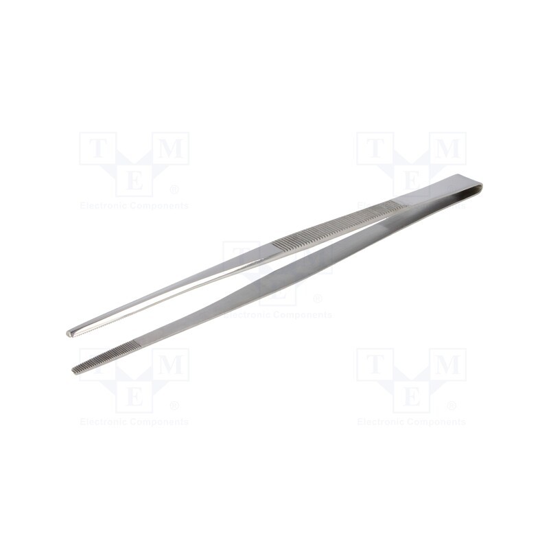 1 pcs x ENGINEER - PTS-07 - Tweezers, 240mm, Blade tip shape: rounded, Tipwidth: 3.5mm