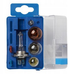 Set of spare bulbs for h7 cars, 7 elements