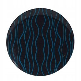 Gimex greyline dinner plate, turquoise decor