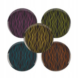 Gimex greyline dinner plate, turquoise decor