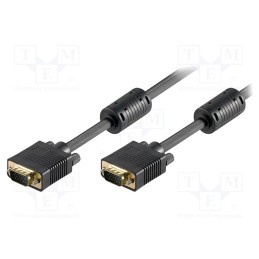 1 pcs x Goobay - 93007 - Cable, D-Sub 15pin HD plug,both sides, 7m, black