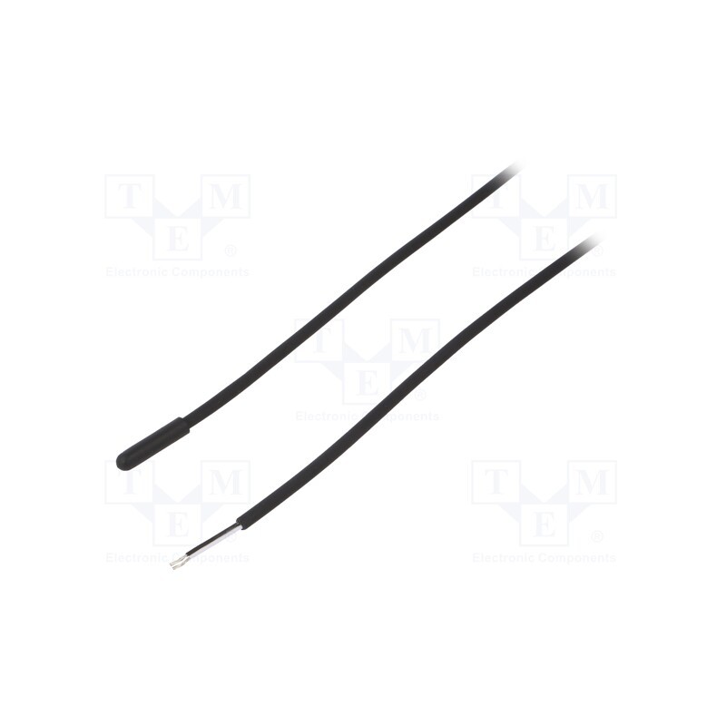 1 pcs x TEWA TEMPERATURE SENSORS - TT02-PT100B-1D-T105-1500 - Sensor: temperature, Pt100, 100Ω, cl.B, Body dim: Ø5x20mm, Len: 1.