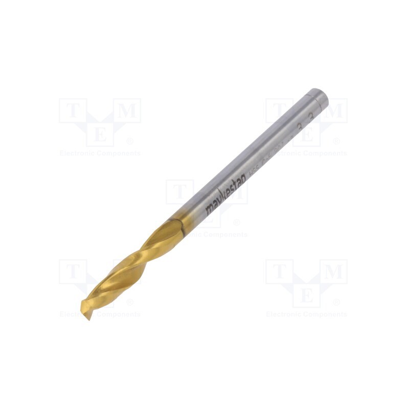 1 pcs x ALPEN-MAYKESTAG - 90700330100 - Drill bit, for metal, Ø: 3.3mm, L: 49mm, Working part len: 18mm