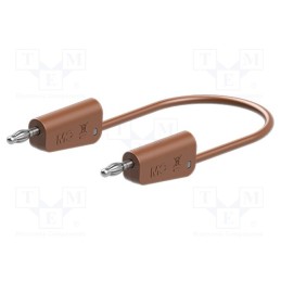 1 pcs x STu00c4UBLI - 64.1032-10027 - Test lead, 60VDC, 30VAC, banana plug 4mm,both sides, Len: 1m