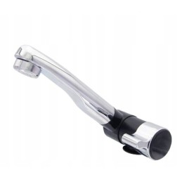 London cold water faucet, black chrome comet