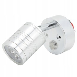 LED lamp 10 30v 3 in silver housing