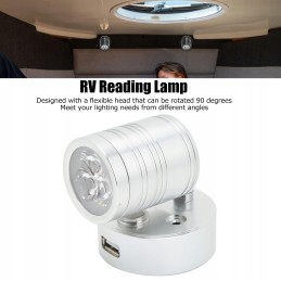 LED lamp 10 30v 3 in silver housing