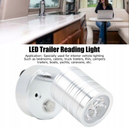 LED lamp 10 30v 3 in silver housing