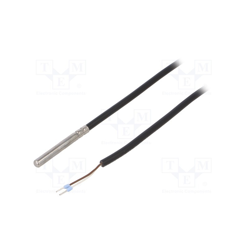 1 pcs x TEWA TEMPERATURE SENSORS - TT4-1765 - Sensor: temperature, Pt1000, 1kΩ, cl.B, Body dim: Ø6x50mm, Len: 1.5m