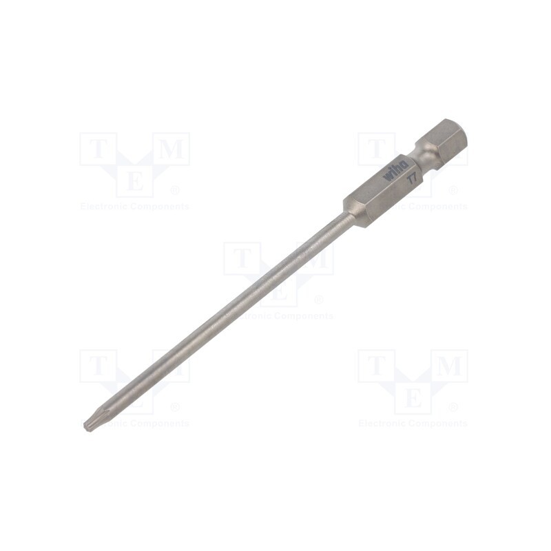 1 pcs x WIHA - 33718 - Screwdriver bit, Torx®, TX07, Overall len: 90mm, PROFESSIONAL